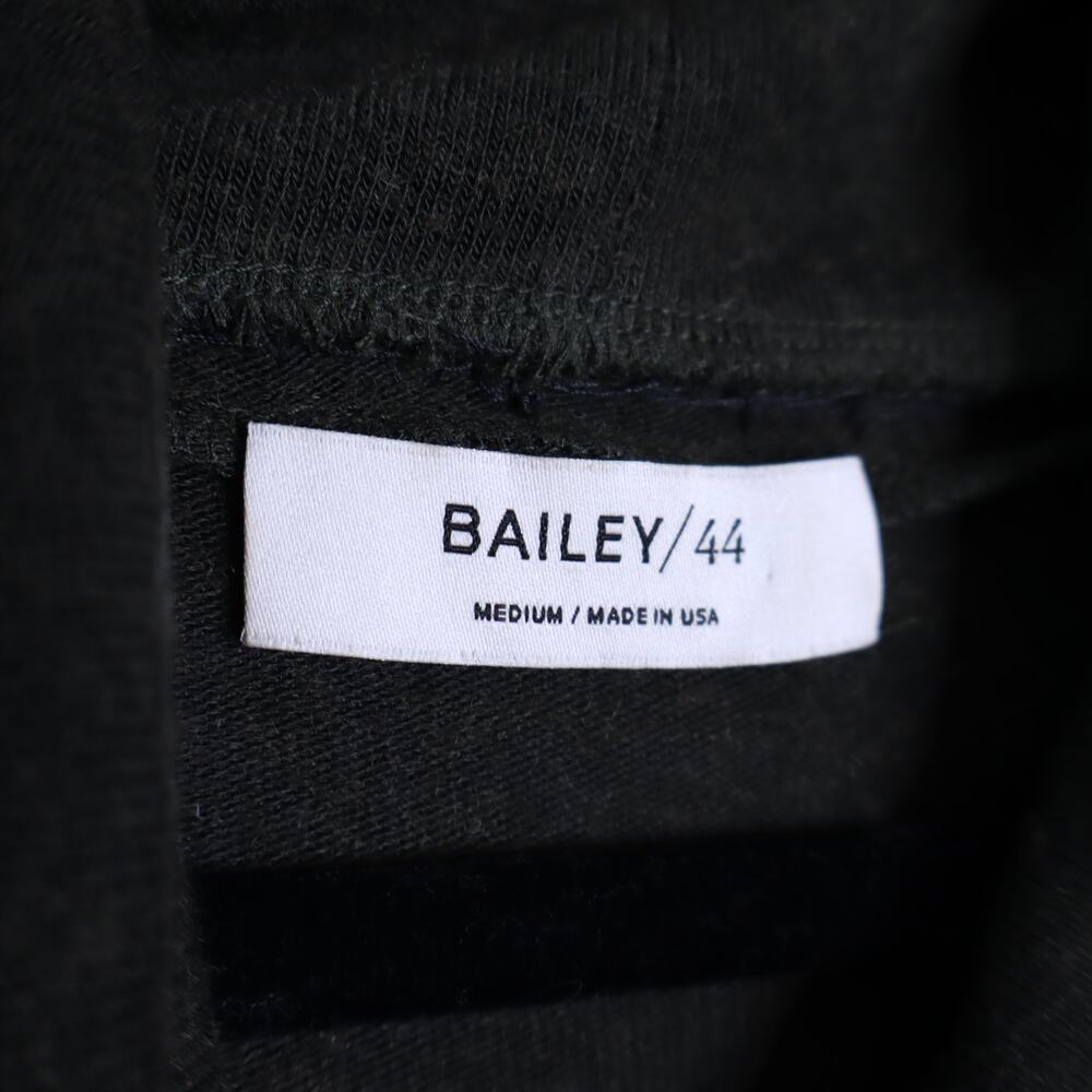 BAILEY/44 Chain Cowl Neck Sweater Pullover Dark Green Wool Blend Knit Women's M - Picture 8 of 10